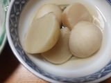 実家の畑で穫れた小かぶです。甘くておいしかったです。