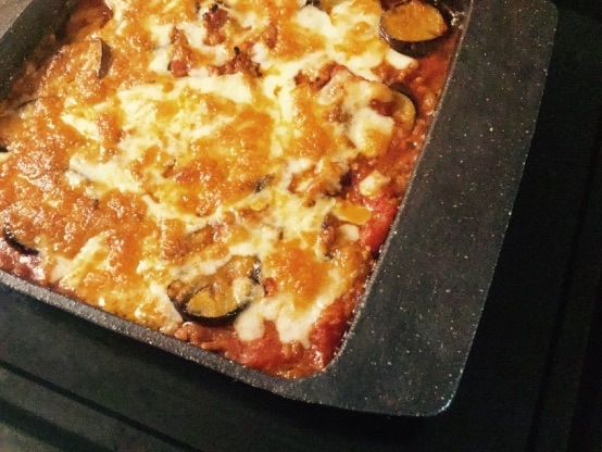 シンプルだけど美味しい!なすのミートグラタン♪