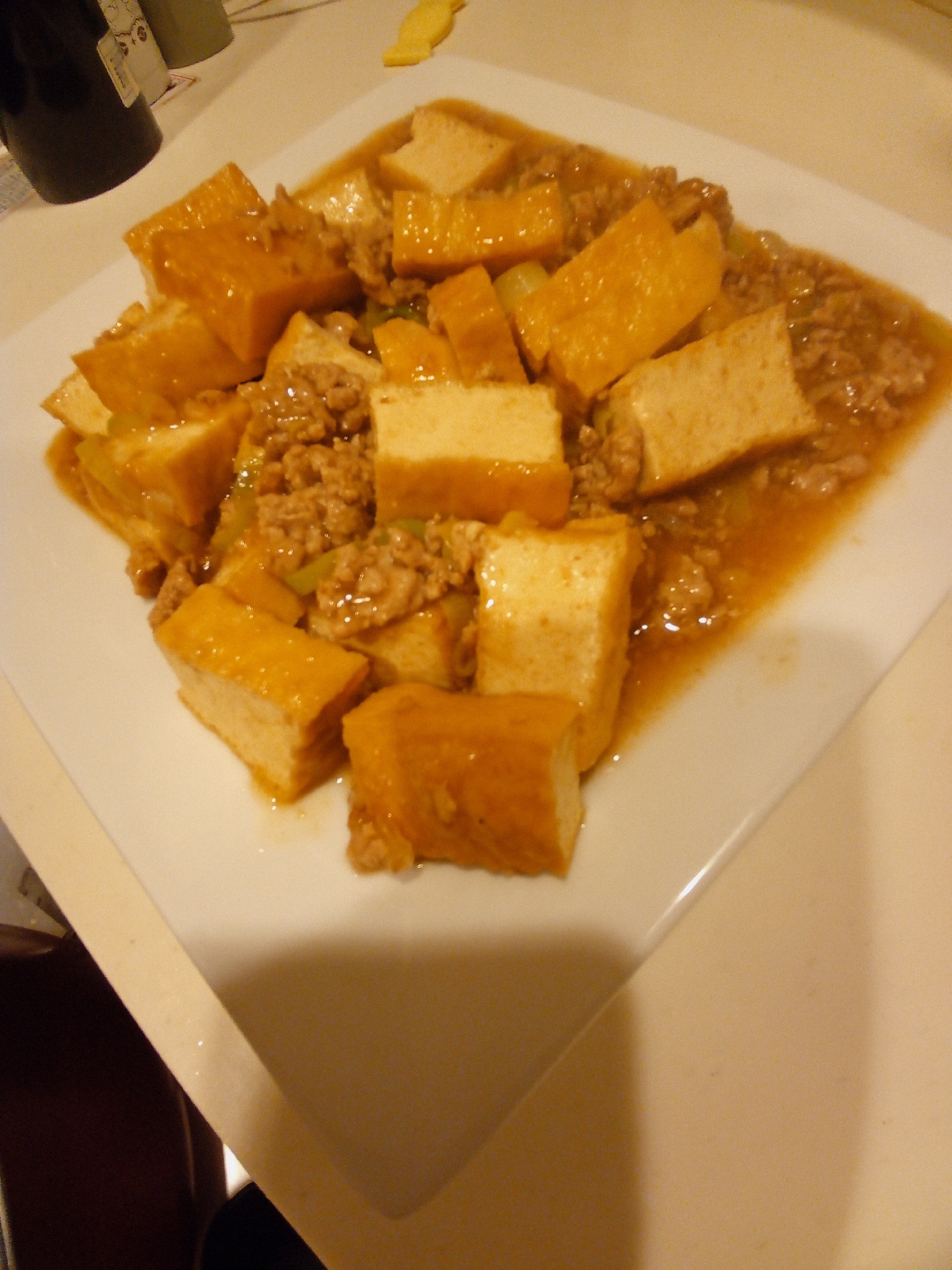 お手軽麻婆厚揚げ