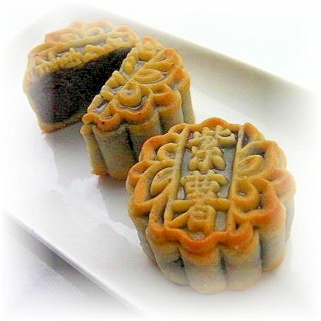 ダブルお芋deスイートポテトのような♪紫薯月餅