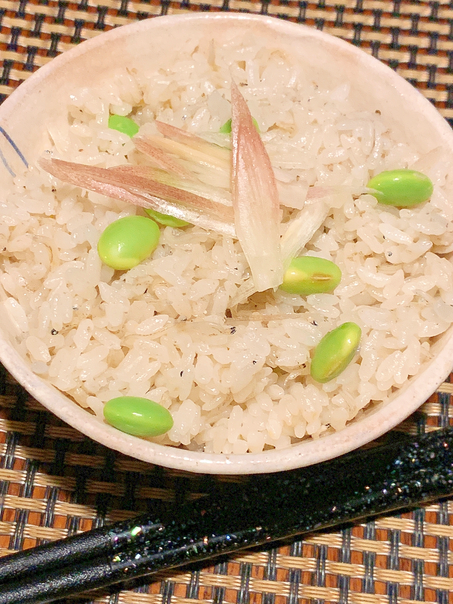 夏バテにも、じゃこと枝豆の夏ご飯