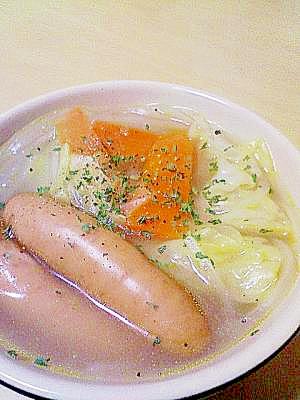 マロニー入り 食べる野菜スープ レシピ 作り方 By Mjnk 楽天レシピ