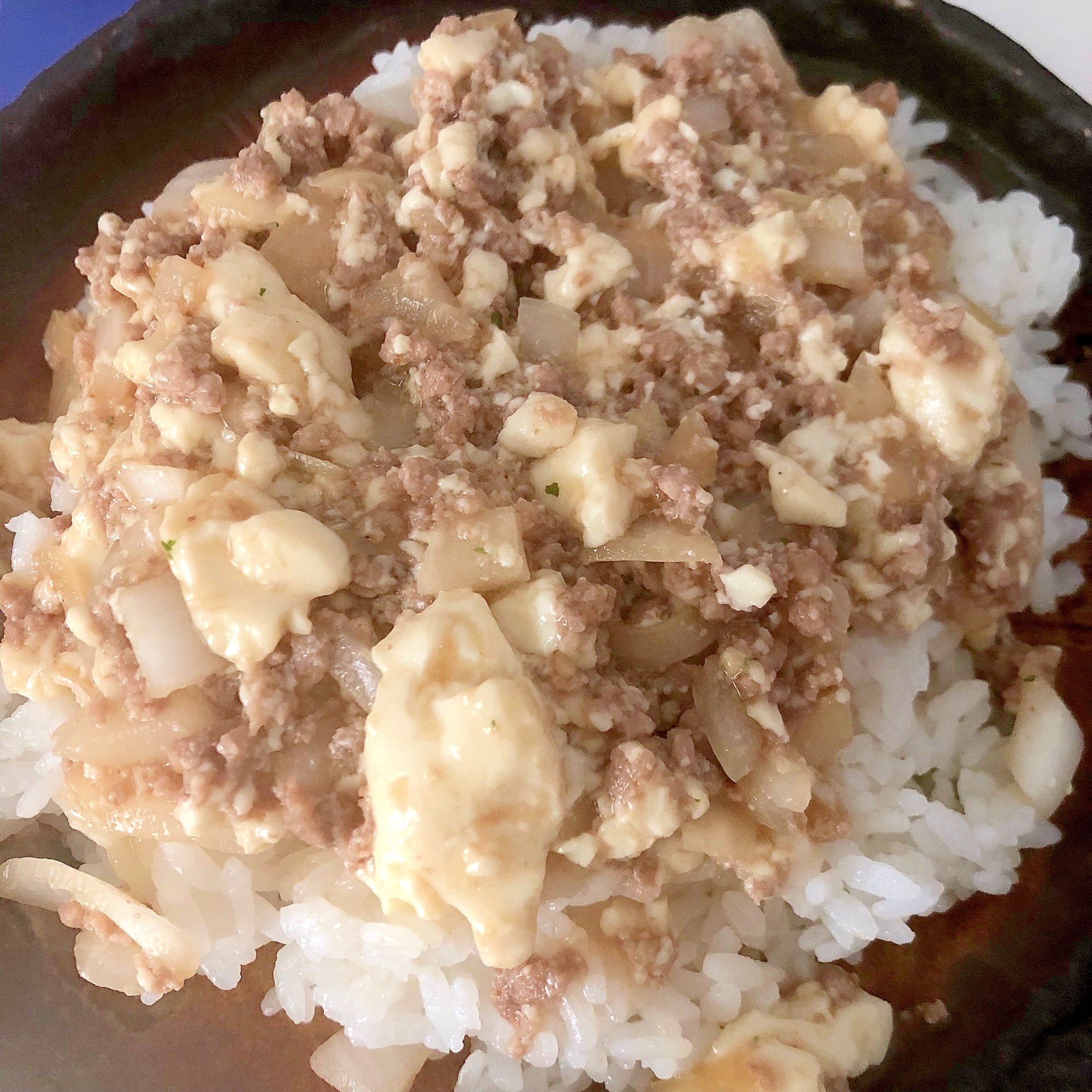 豆腐とひき肉と新玉ねぎ炒め☆彡