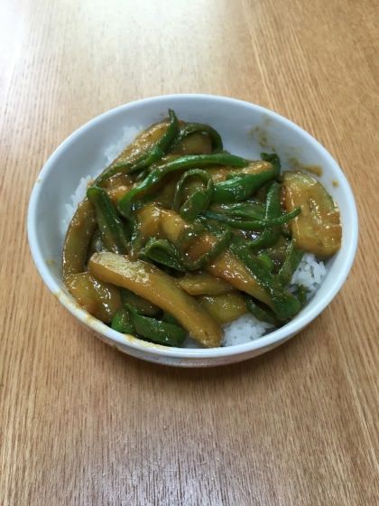 朝旦那のお弁当に作ったけど、ビックリするくらい美味しかったので自分のお昼にも作りました♫手軽に丼にしちゃった♡