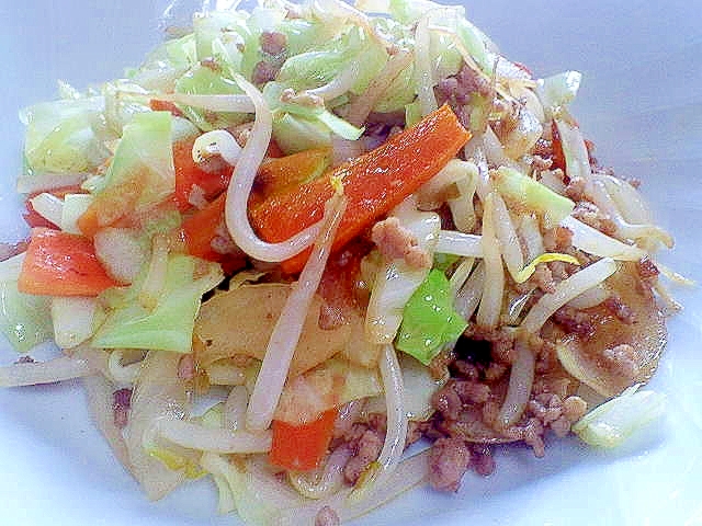 きざみわさびＧＡ隠し味♪肉野菜炒め