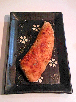 鮭の香草パン粉焼き