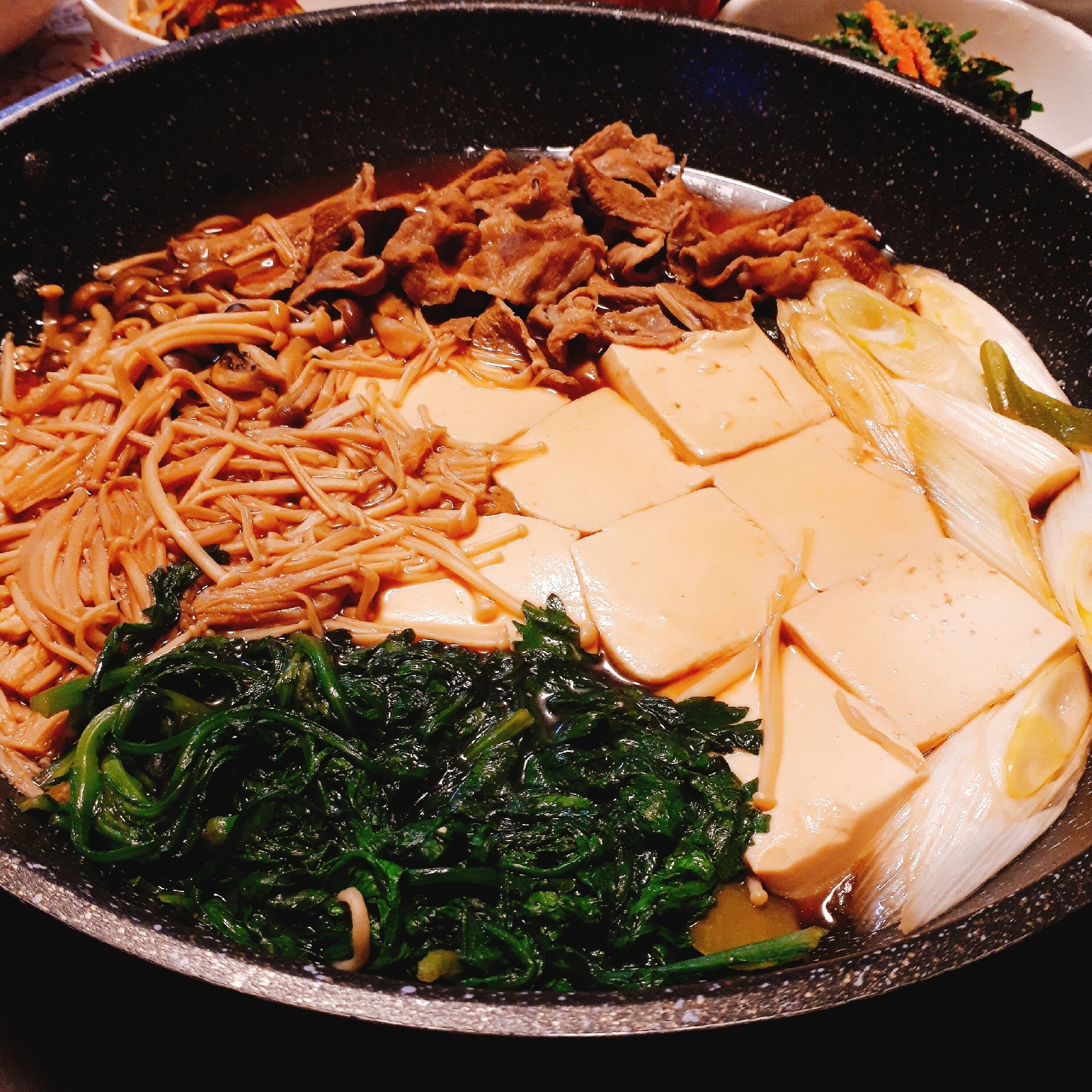 フライパンで作る肉豆腐