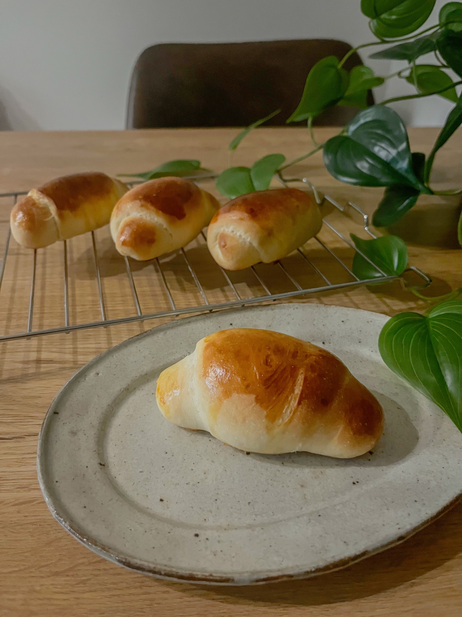 朝食やおやつに♪ふんわりロールパン