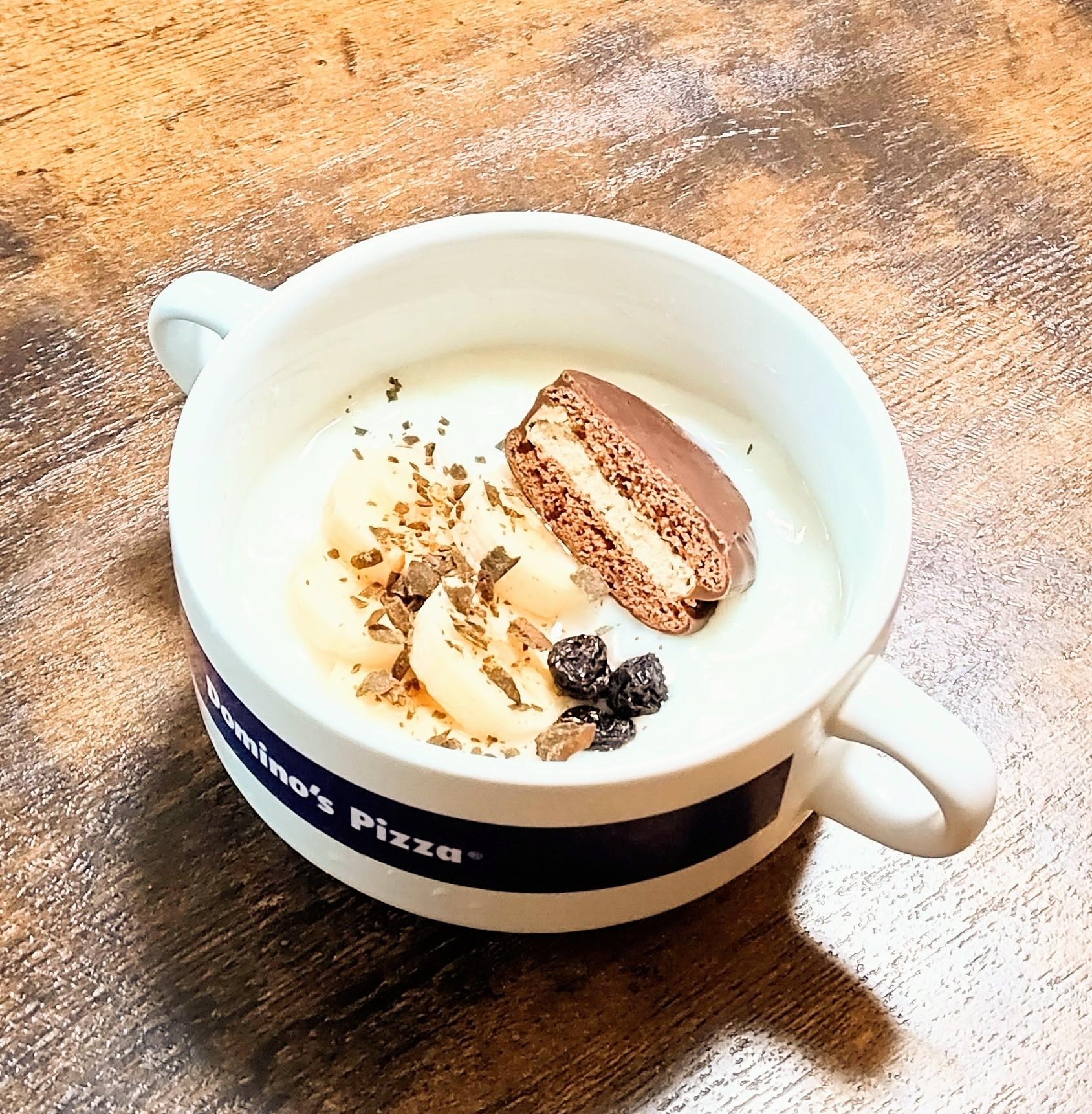 チョコパイと抹茶チョコDeヨーグルト