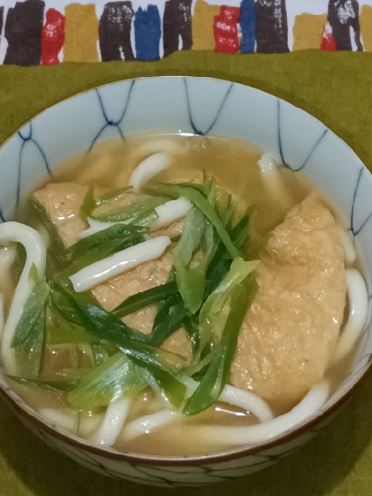 きつねうどんの油揚げ