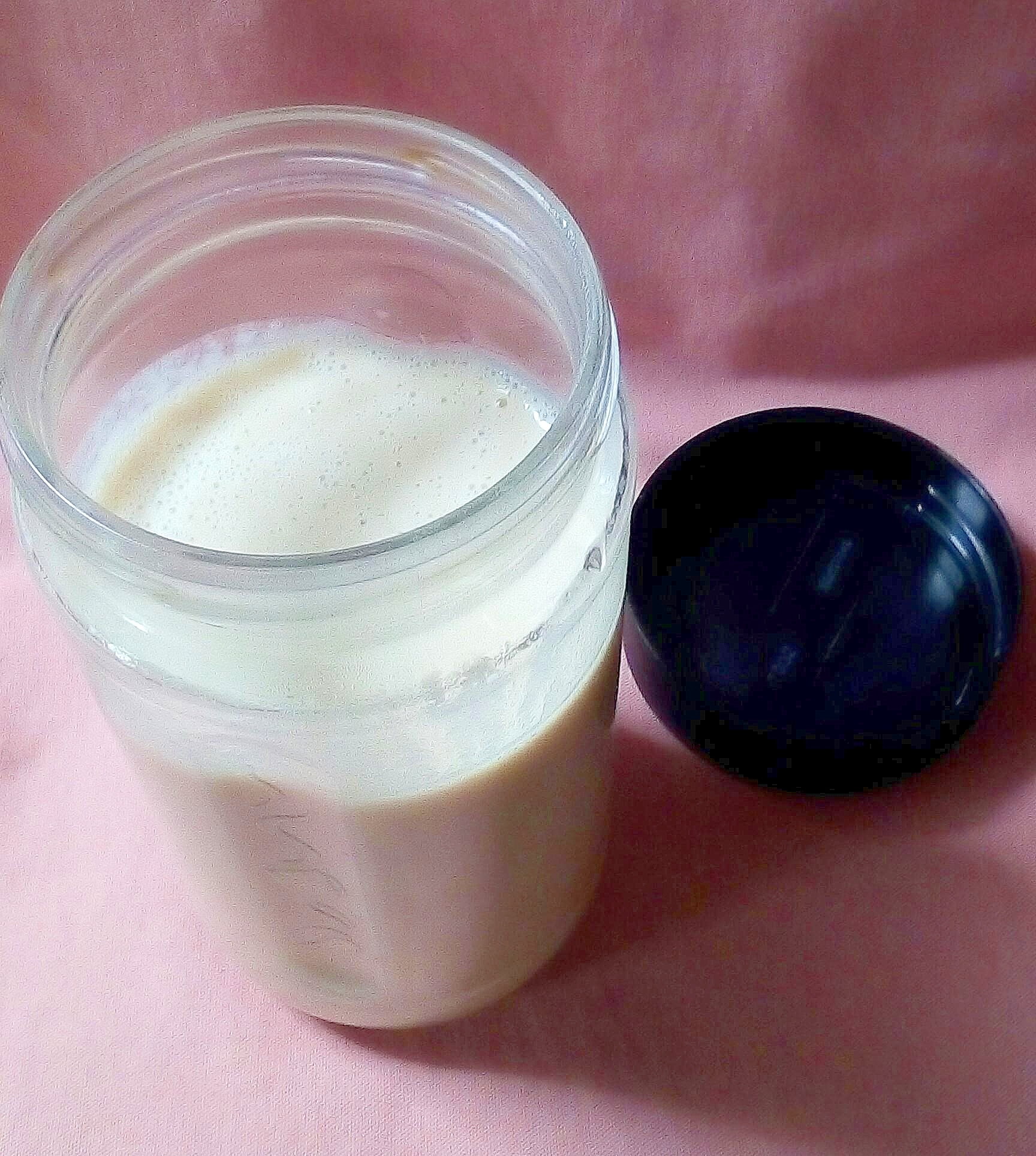 夫の作る手作り豆乳