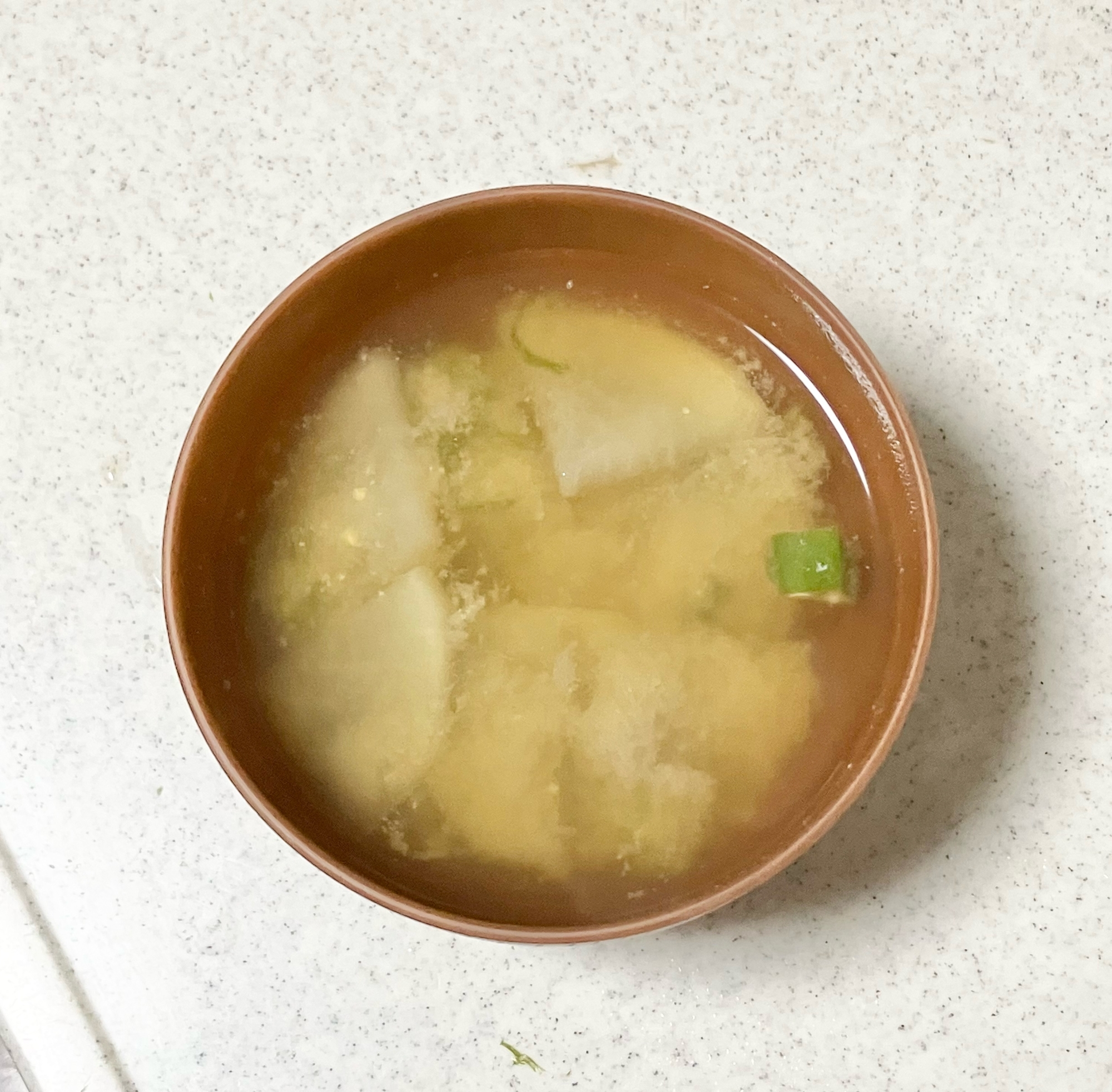 簡単☆オクラと大根入りお味噌汁