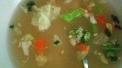 とろろのお味噌汁★長芋とろろがもっちりで美味しい♪