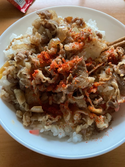 調味料同量ずつ！簡単！牛丼の具