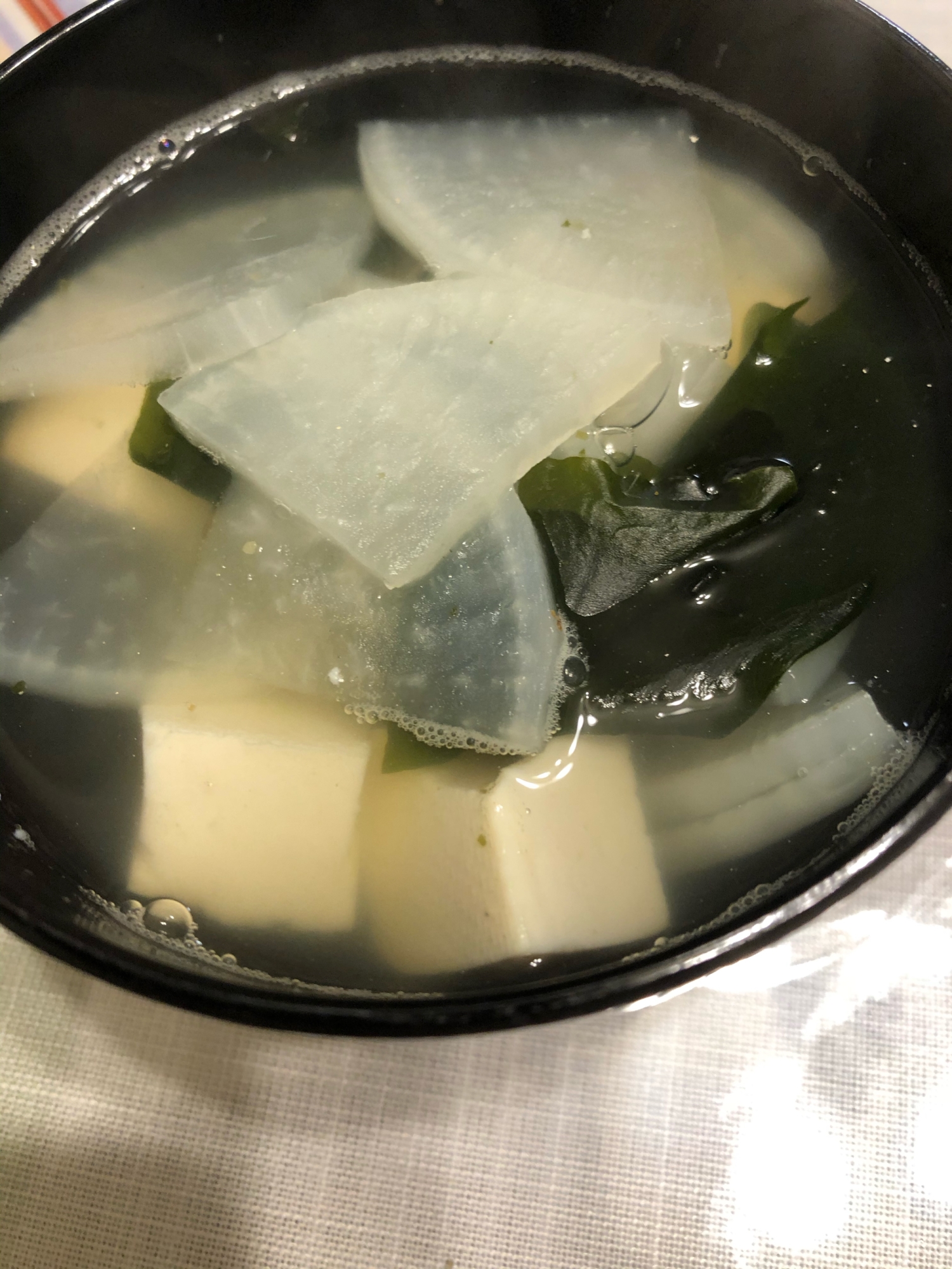 大根と豆腐のお吸い物