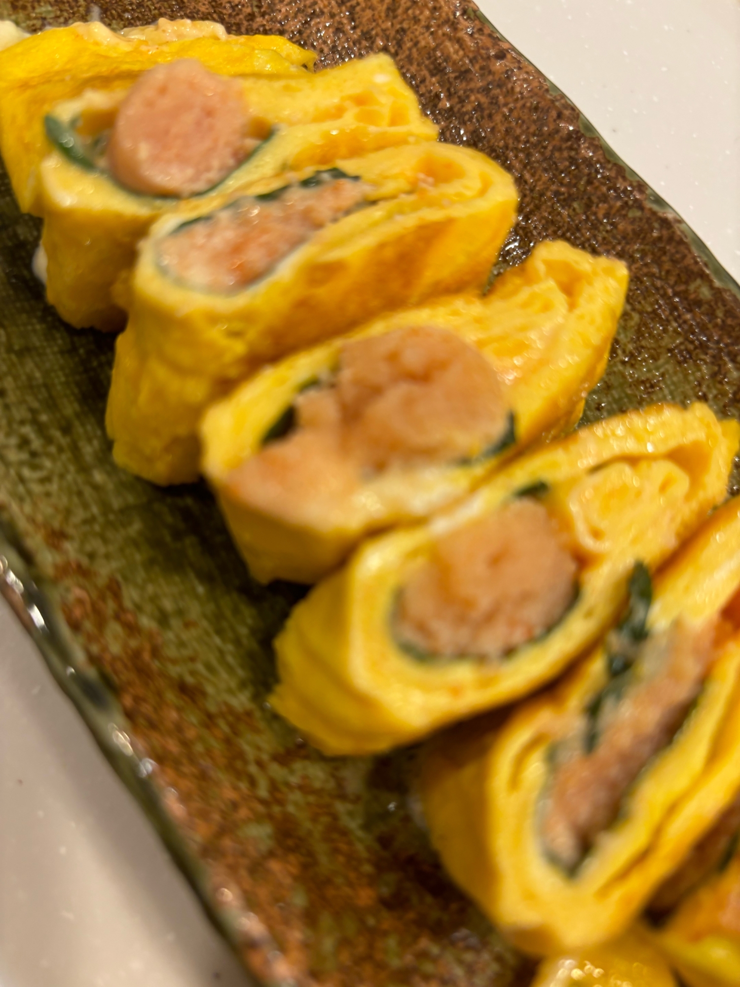 めんたい大葉の卵焼き♪