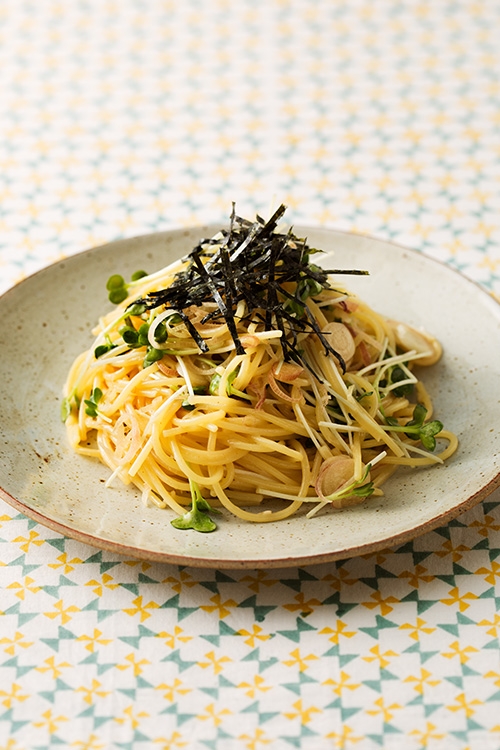 だしバター醤油パスタ