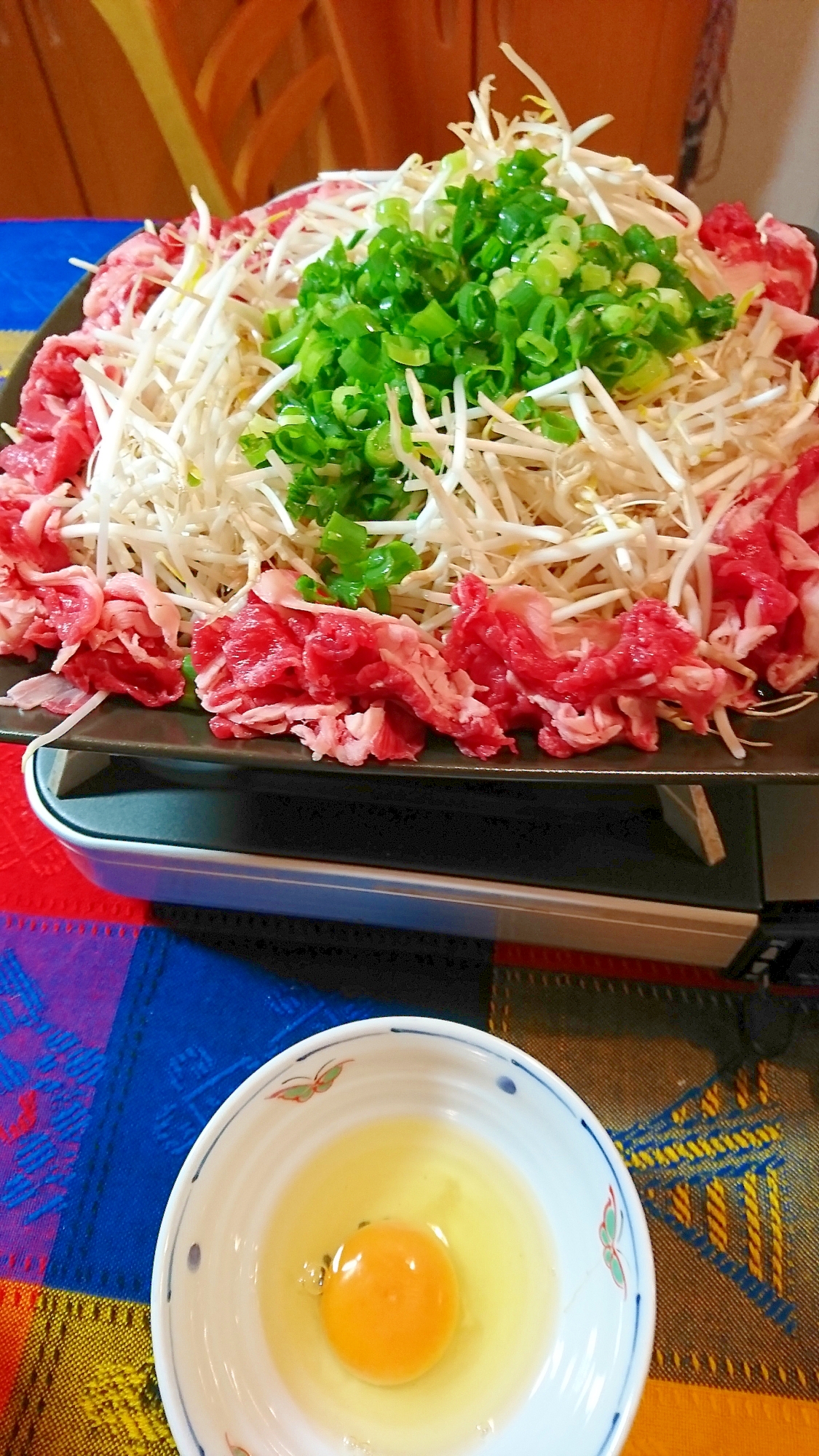 シャキシャキがたまらない!モヤシですき焼き