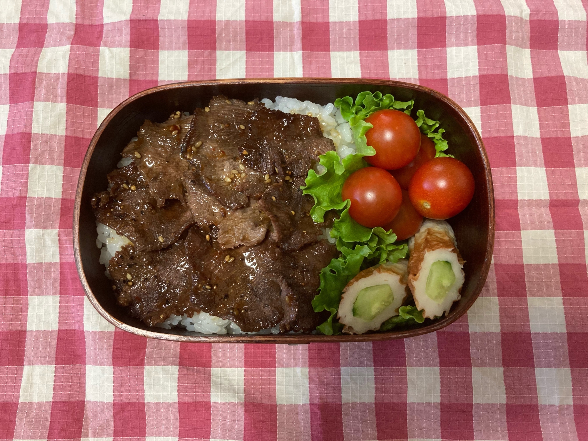 うちのお弁当　特別な日に♪  牛タン弁当