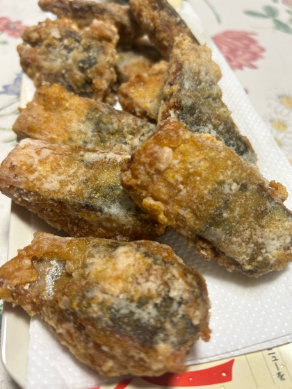 鯖は竜田揚げが一番大好きです、サクサク衣に上手に出来ました、レシピありがとうございます^_^