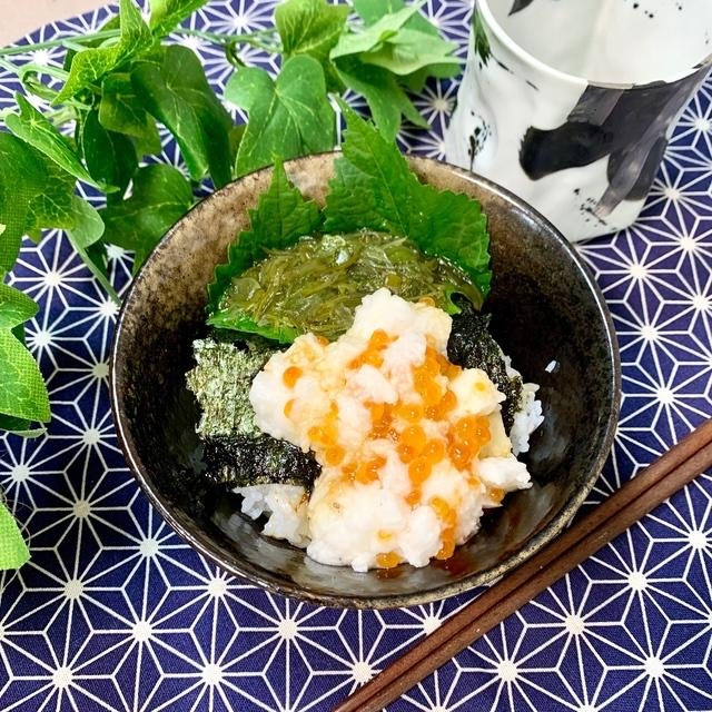 いくら長芋丼