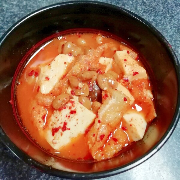 辛い料理 納豆と豆腐の韓国風汁 レシピ 作り方 By 料理初心者のレシピです 楽天レシピ 辛い料理 納豆と豆腐の韓国風汁 レシピ 作り方 By 料理初心者のレシピです 楽天レシピ