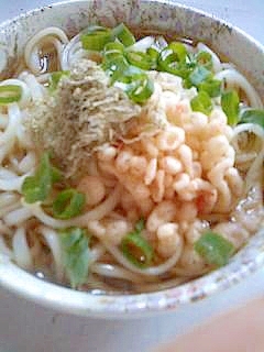 湯で時間短縮♪讃岐うどん