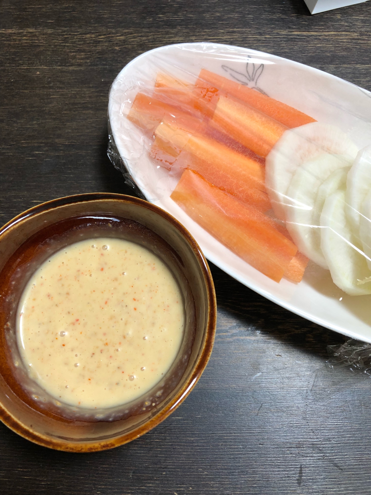 コンビニの味！？野菜スティック！野菜ディップ！