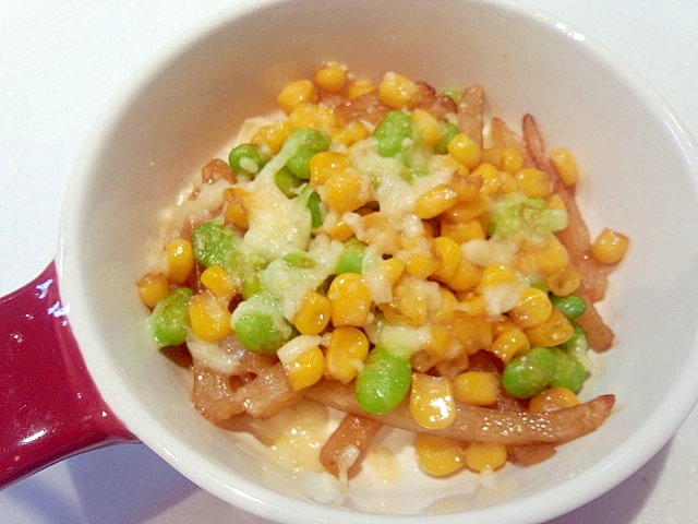 じゃがいもと枝豆コーンのバター醤油チーズ レシピ 作り方 By Mina 914 楽天レシピ