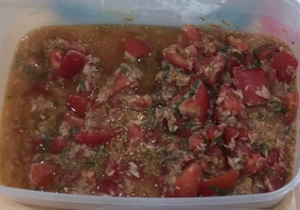 素麺のつけ汁 ツナトマト大葉 レシピ 作り方 By おきぬ 楽天レシピ