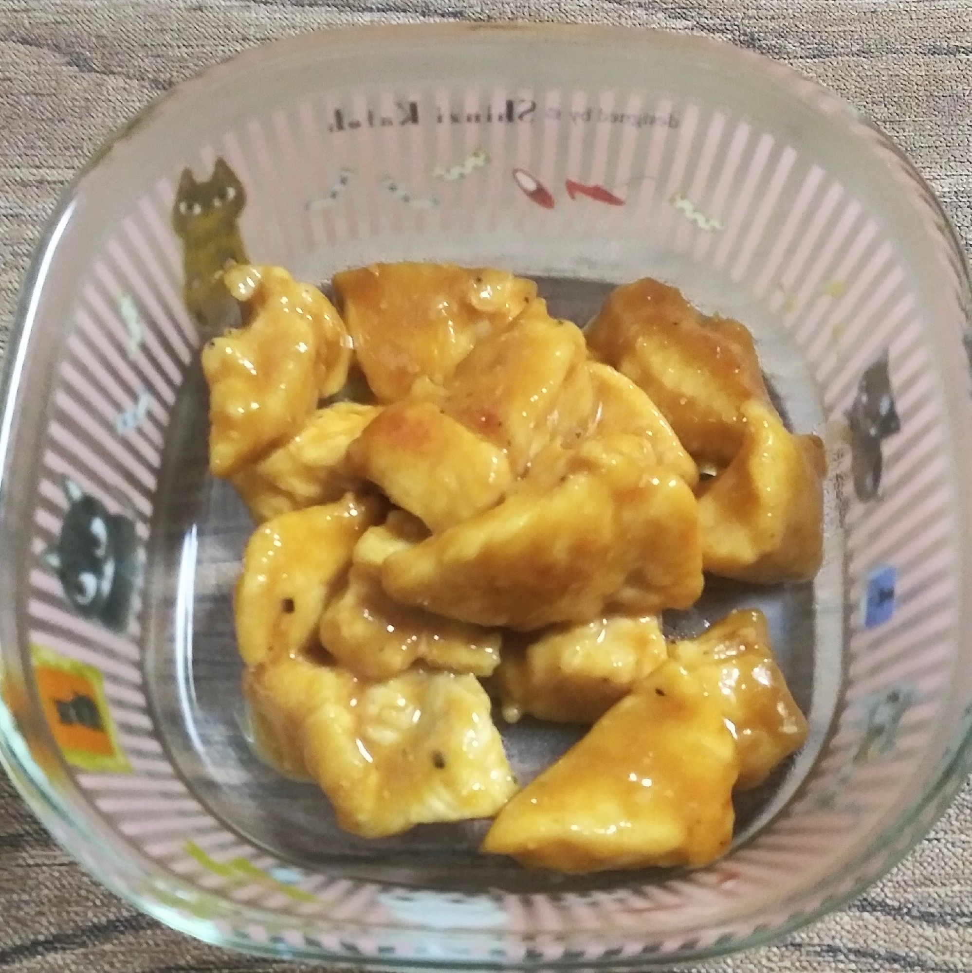 鶏胸肉の醤油マヨドレ焼き(乳卵不使用)