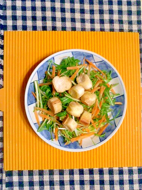 焼き麩のサラダ♪