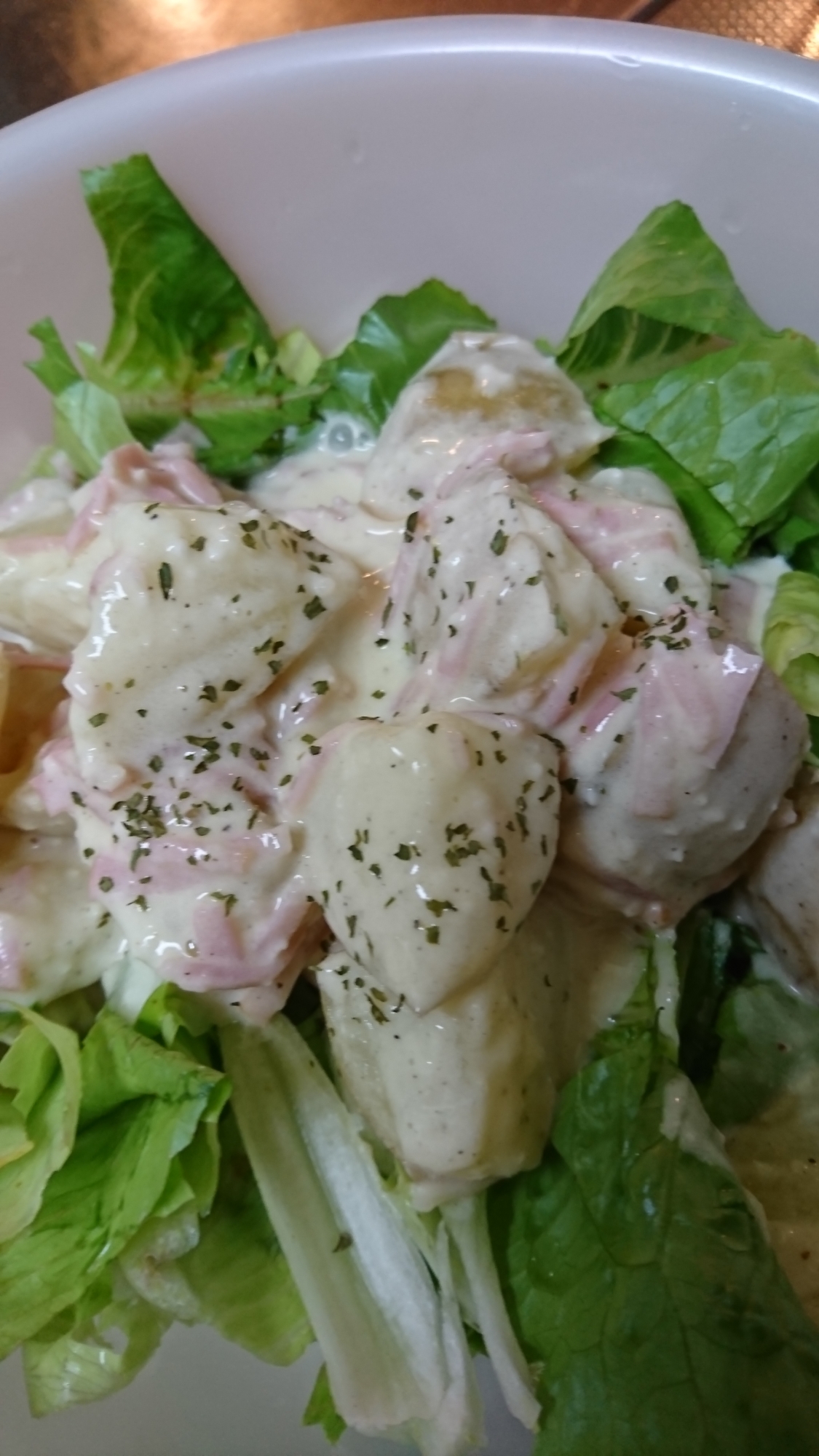 サワークリームで作る、ポテトのサラダ