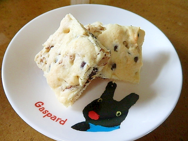 広げるだけ くるみとチョコのソフトクッキー レシピ 作り方 By きくちゃん333 楽天レシピ