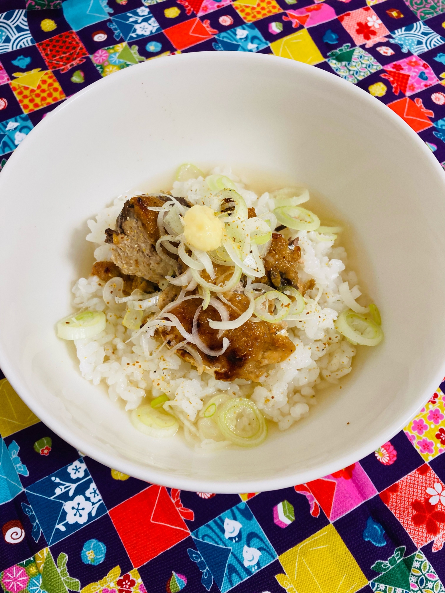 鯖の缶詰で！ごま味噌お茶漬け☆