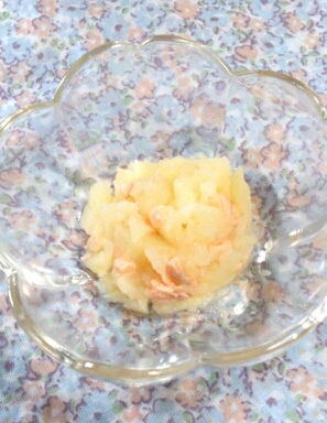 離乳食中期 鮭とじゃがいもほんのりバター レシピ 作り方 By はな94 楽天レシピ