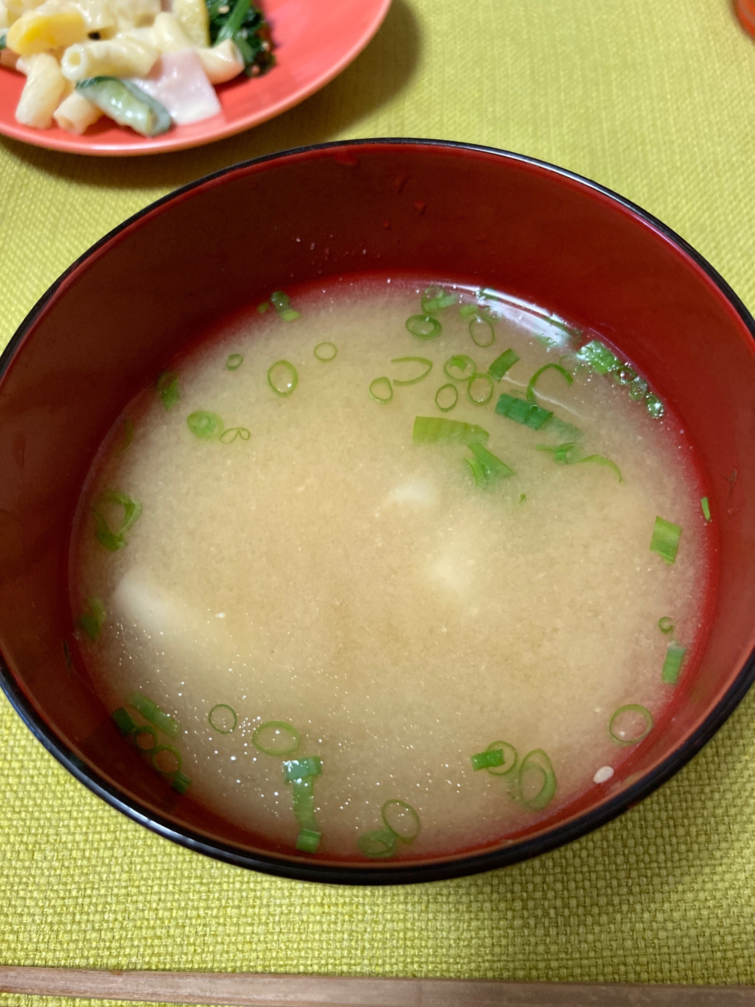 うちのスープ　私の好きなきのこの味噌汁