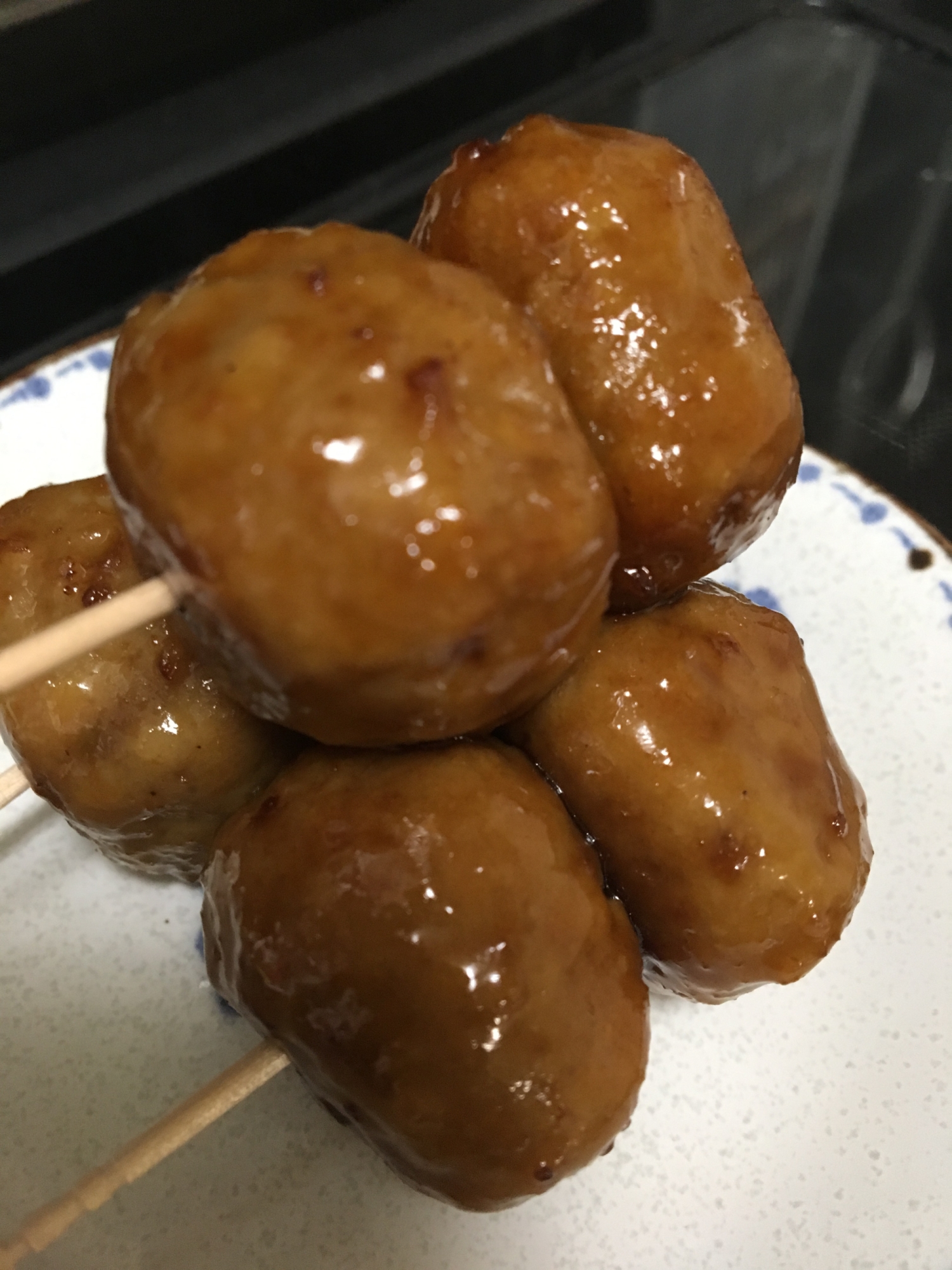 お弁当にも♪簡単自作焼き鳥のたれ♡つくね