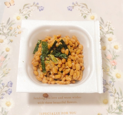 おつまみにもᕷ* わさび漬けinアレンジ納豆ꕤ୭*