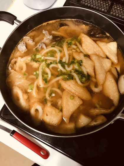 急にお鍋が食べたくなり、家にあるもので作れて助かりました。とっても美味しかったです♪ありがとうございました！