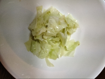 キャベツのだし塩和え