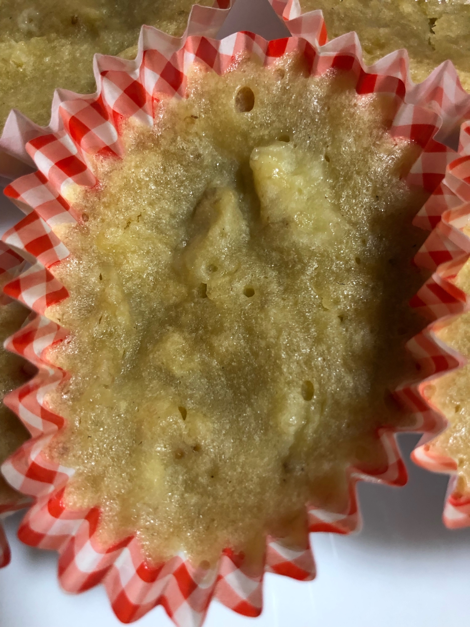 レンジで簡単バナナの蒸しパン