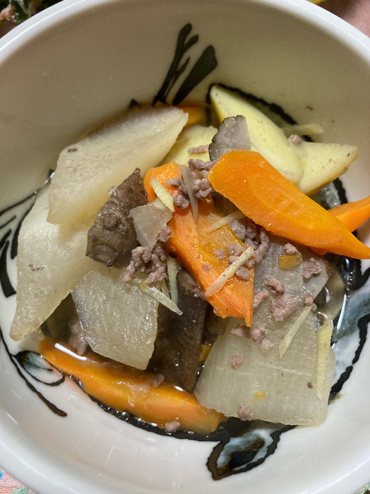 温まる根菜スープ(写真レシピ)