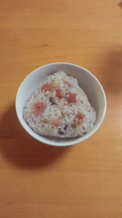 こんばんは＾＾
朝食に雑穀米で作りました♪風味も良くこのおにぎり美味しかったです～♪
ご馳走様でした（＾ｕ＾）