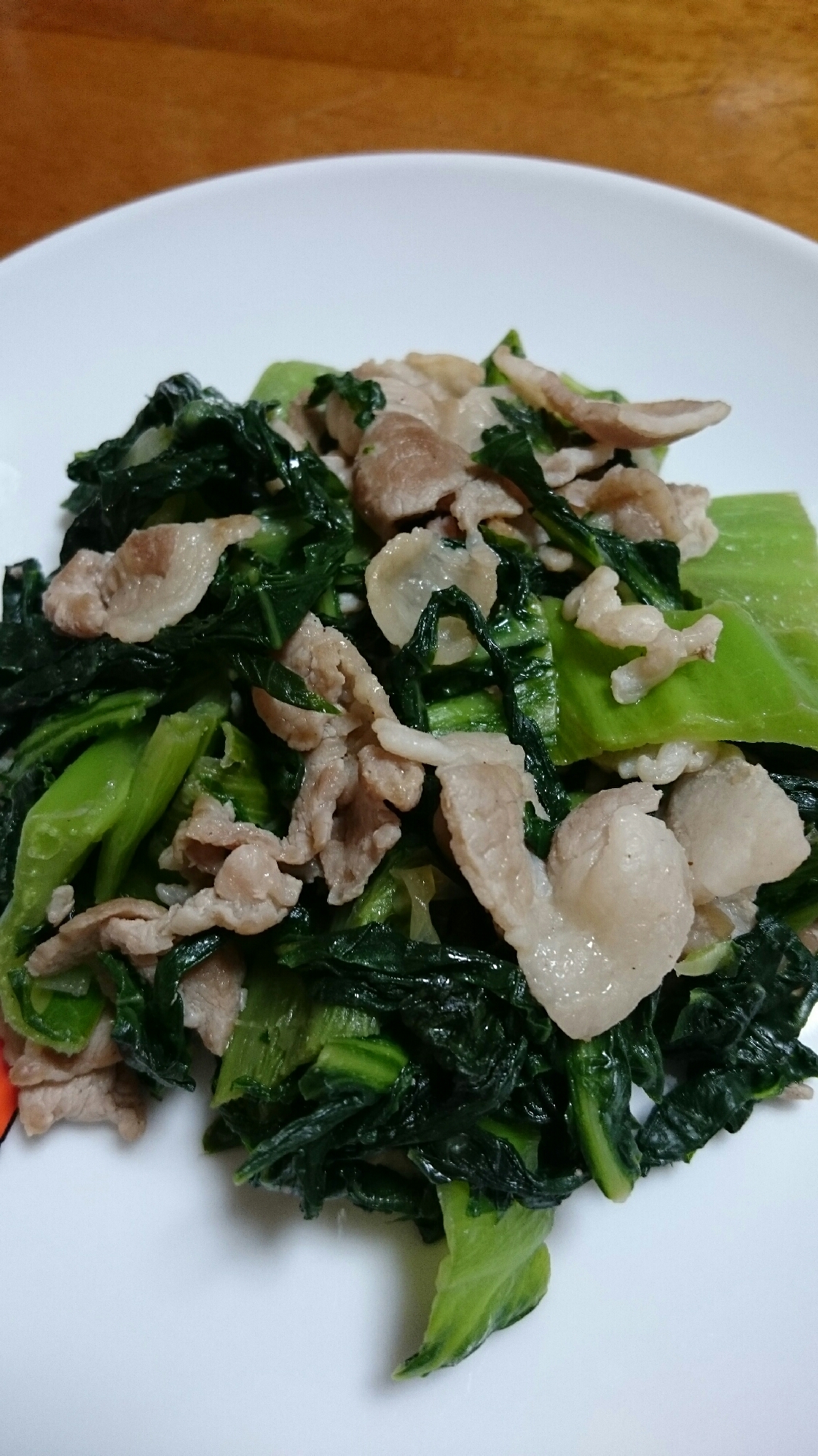 豚肉と高菜の炒め物