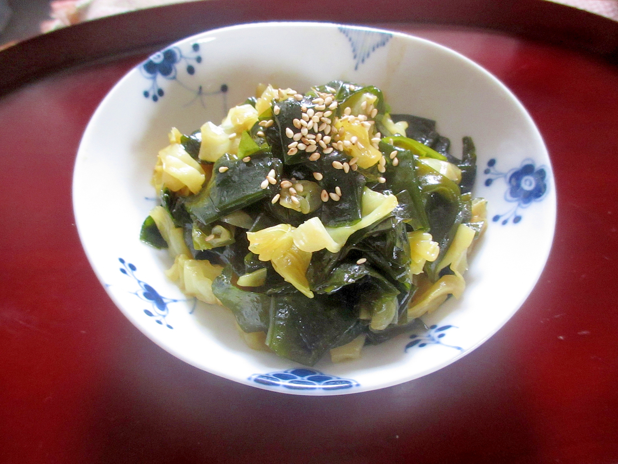 わかめとキャベツの簡単炒め レシピ 作り方 By みーこ1221 楽天レシピ