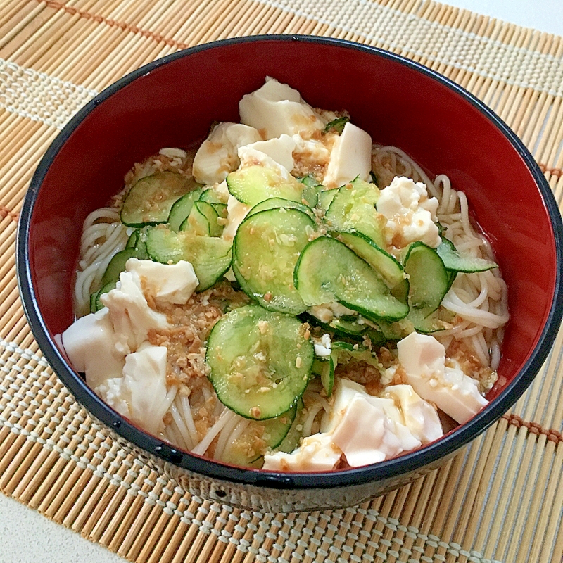 とっても簡単☆冷や汁そうめん