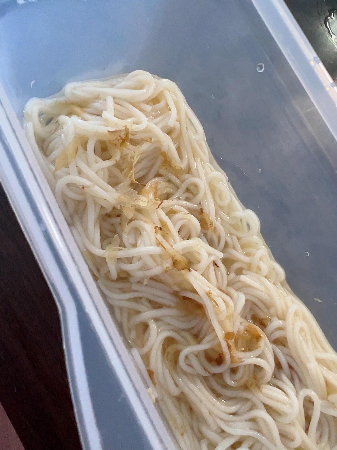 「レンジでパスタ容器」で茹でるそうめん