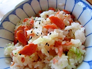 鮭と胡麻塩寿司御飯