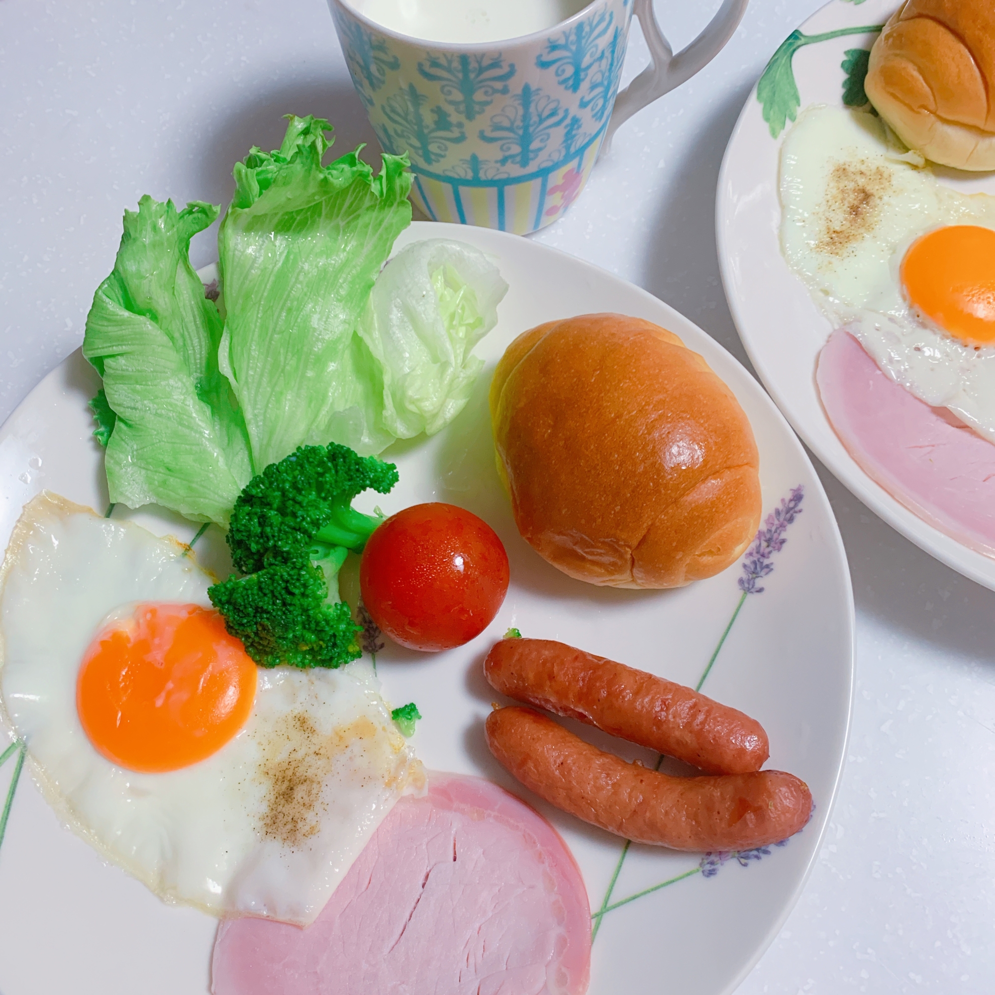 朝食にタンパク質と食物繊維を❗
